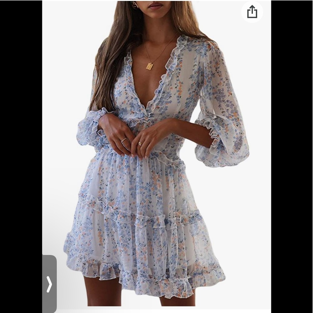 Gorgeous chiffon mini dress